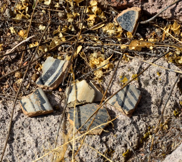 pottery shards 