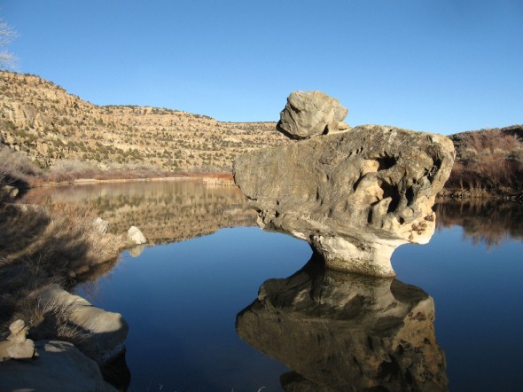 ET Rock above Simon Canyon.