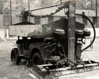 Fire damaged Zamboni # 4. Photo Courtesy of the Zamboni Co.