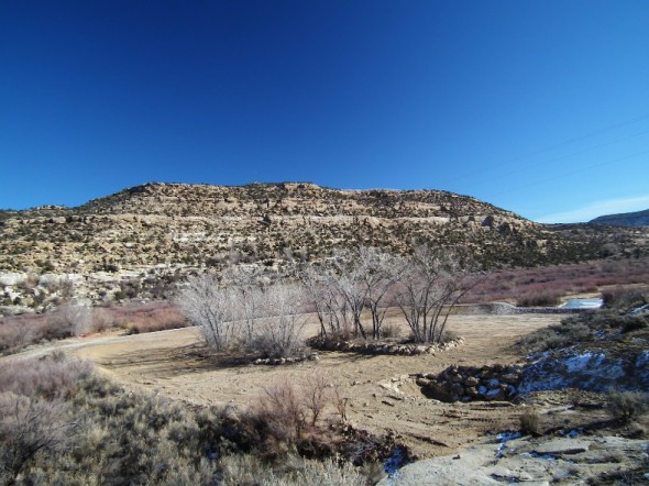 flood dam at Texas Hole on San Juan River