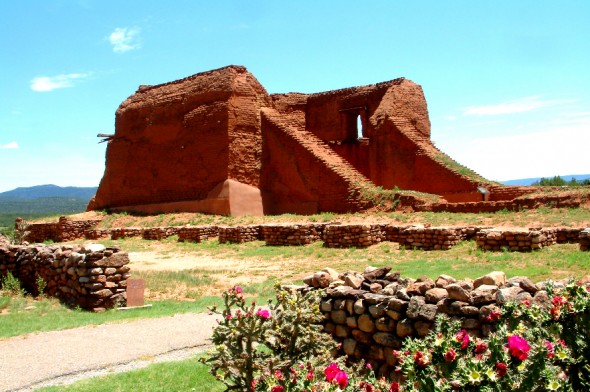 Church ruins at the Pecos National Historical Monument.