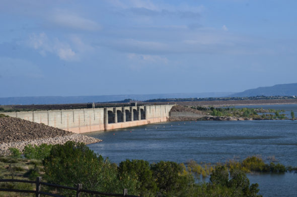 Conchas Lake dam in New Mexico